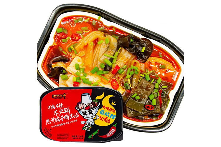 LAOLIUTOU'S SPICY FLAVOUR CONVENIENT SELF-HEATING OLD CHENGDU HOT POT 240G